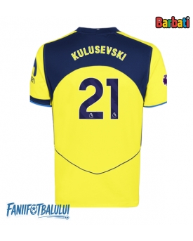 Tottenham Hotspur Dejan Kulusevski #21 Tricou Fotbal Replică 2025-26 Barbati Treilea